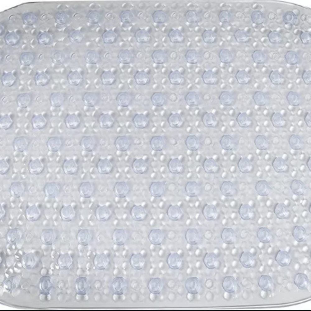 Mainstays Oval Bubble Bath Mat, Clear 15' x 27'